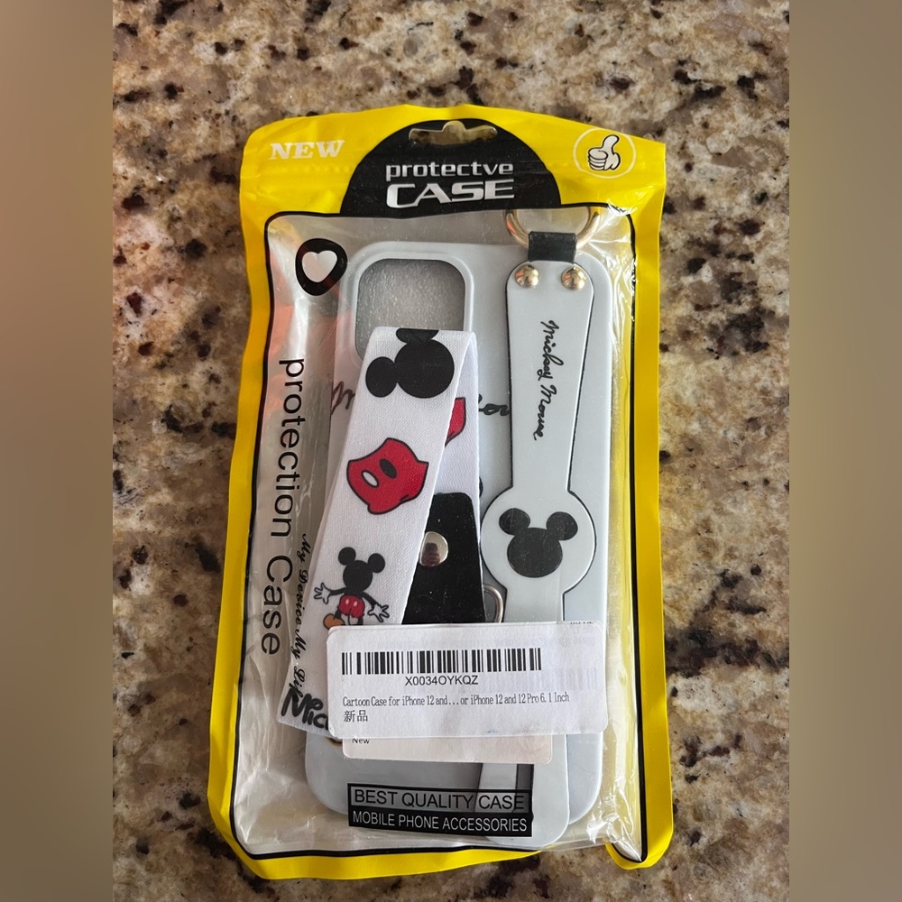 Mickey Mouse iPhone Case with Strap